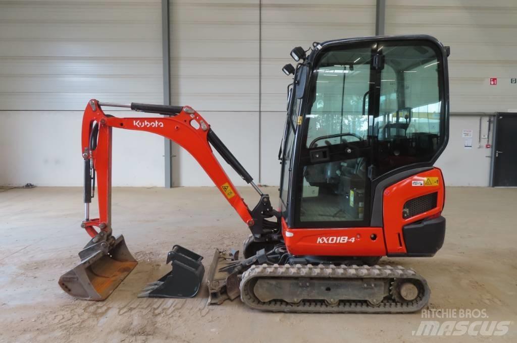 Kubota KX 018-4 Mini ekskavatori < 7 t