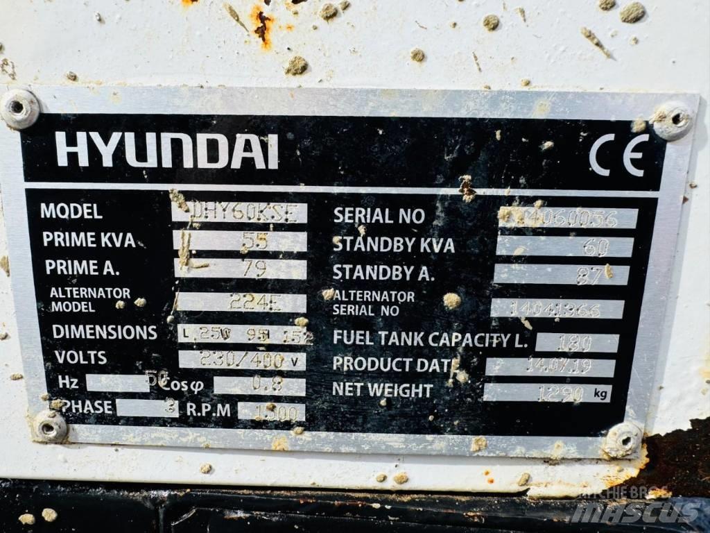 Hyundai DHY60KSE Dīzeļģeneratori