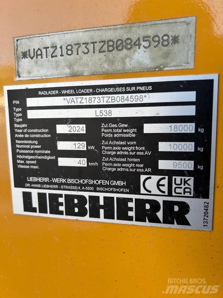 Liebherr L 538 Iekrāvēji uz riteņiem