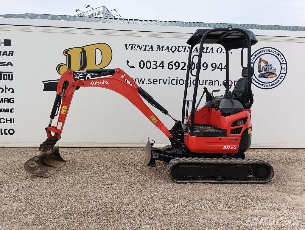 Kubota U 17-3 Mini ekskavatori < 7 t