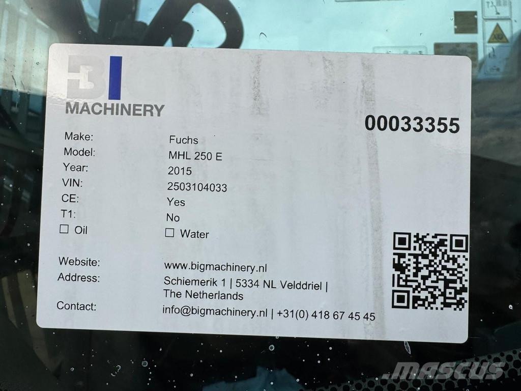 Fuchs MHL 250 Industriālie iekrāvēji