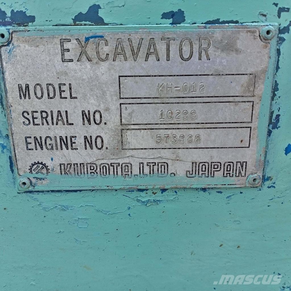 Kubota KH 012 Mini ekskavatori < 7 t