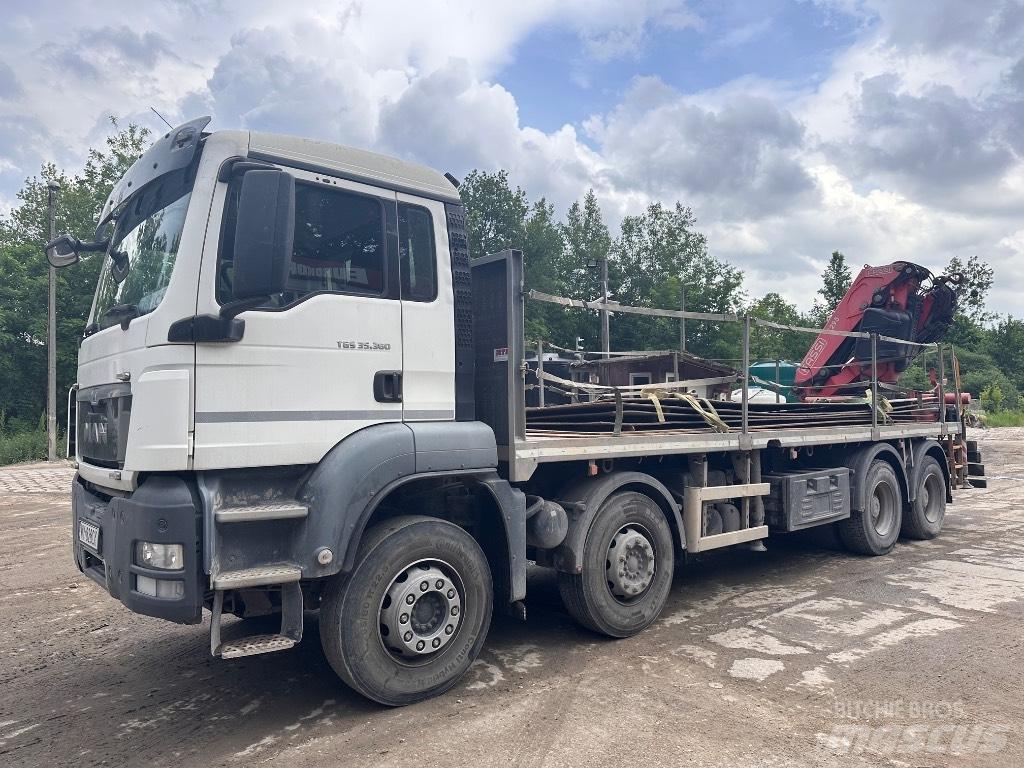 MAN TGS 35.360 8x4 Smagās mašīnas ar celtni