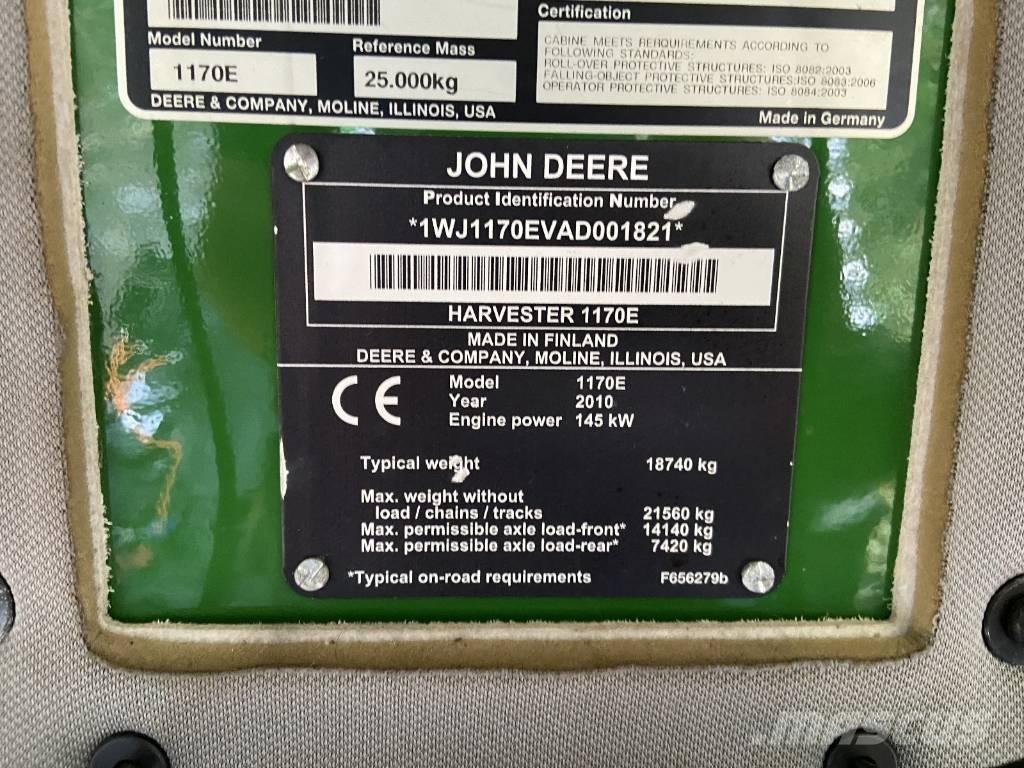 John Deere 1170 E Harvesteri