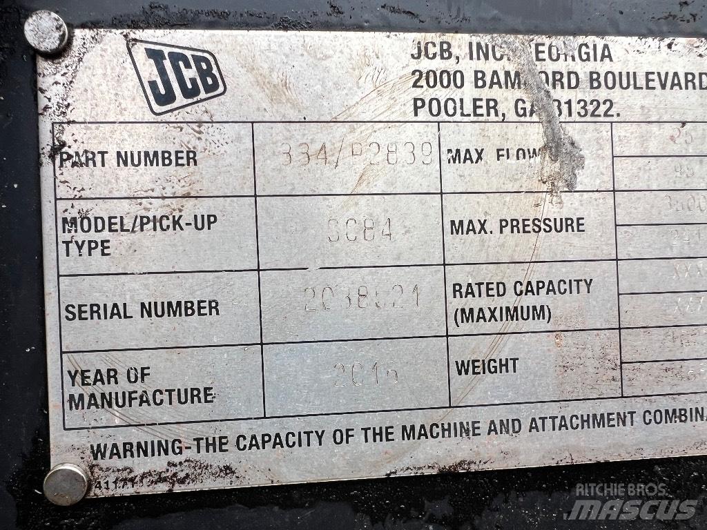 JCB 3C84 Citas sastāvdaļas