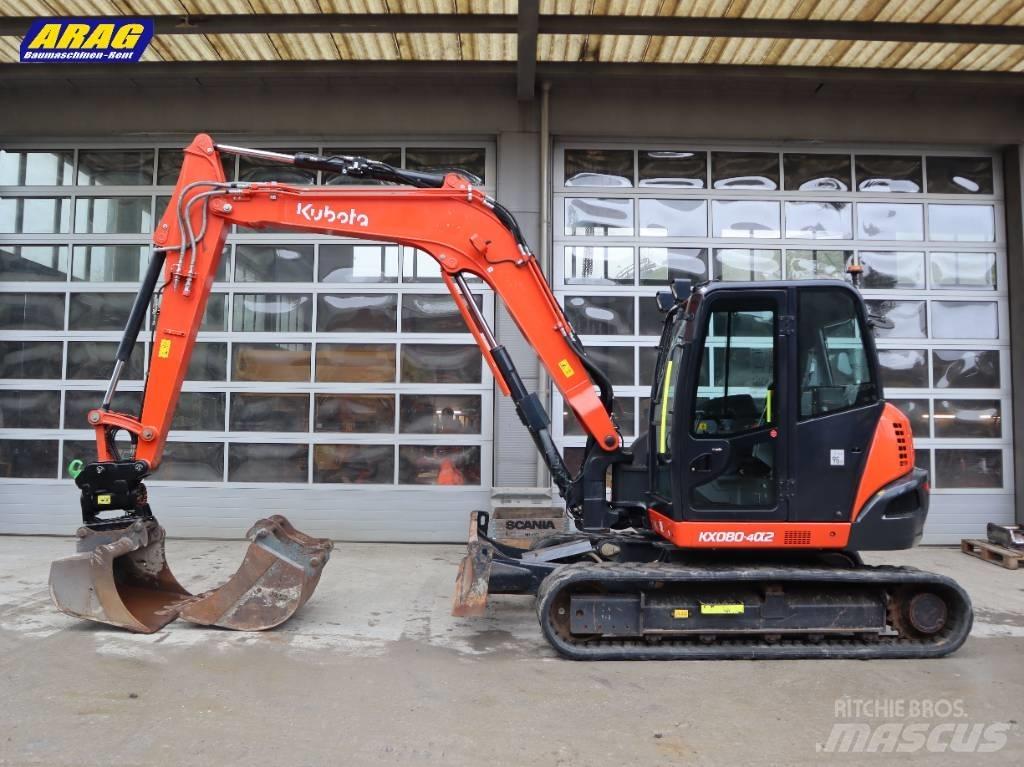 Kubota KX 080-4 Vidēja lieluma ekskavatori 7 t - 12 t