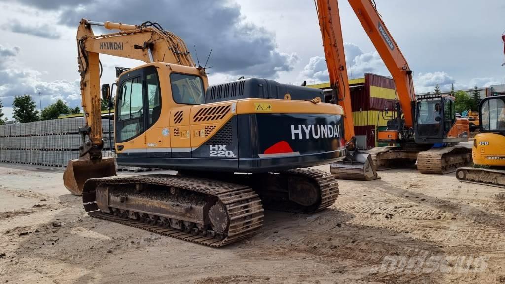 Hyundai 220 LC Kāpurķēžu ekskavatori
