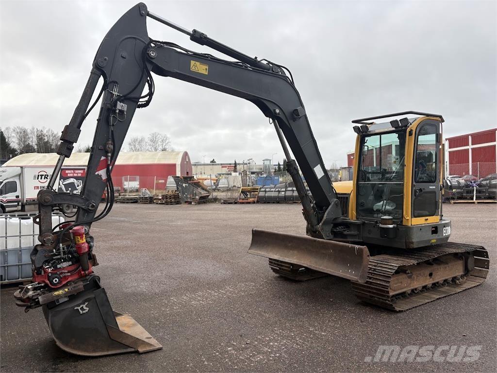 Volvo ECR 88 plus Kāpurķēžu ekskavatori