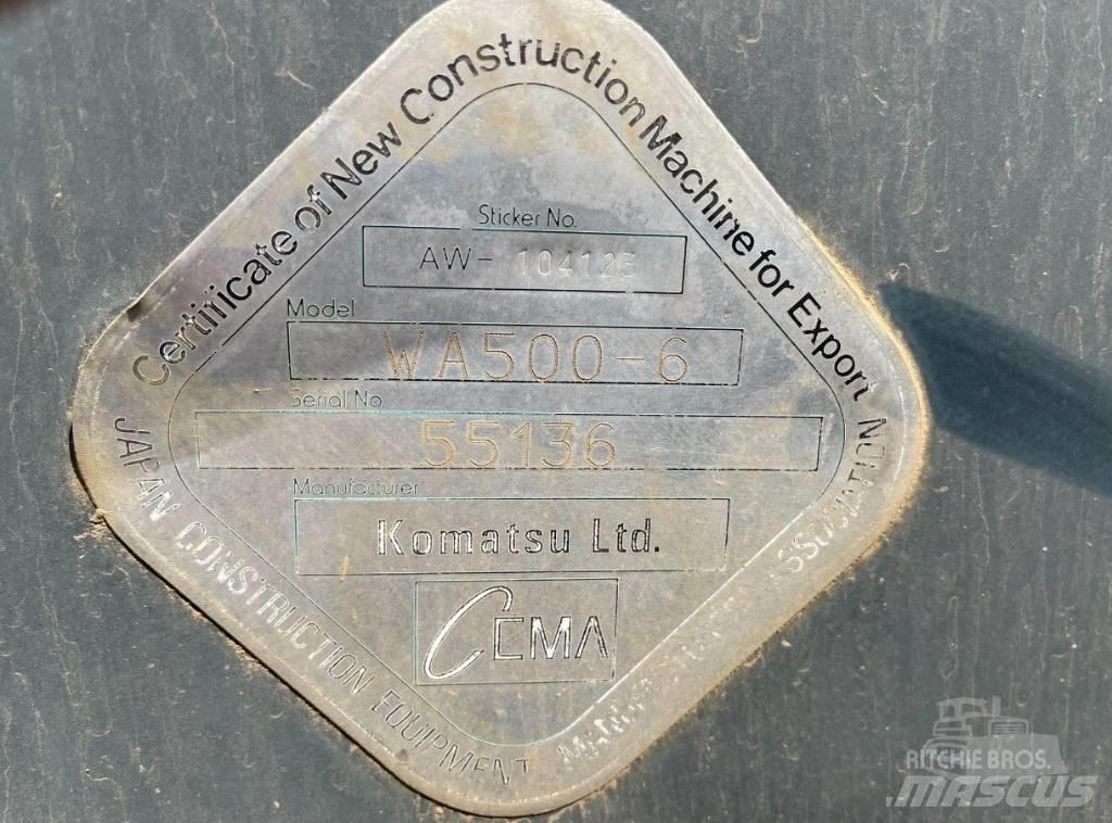 Komatsu WA 500-6 Iekrāvēji uz riteņiem