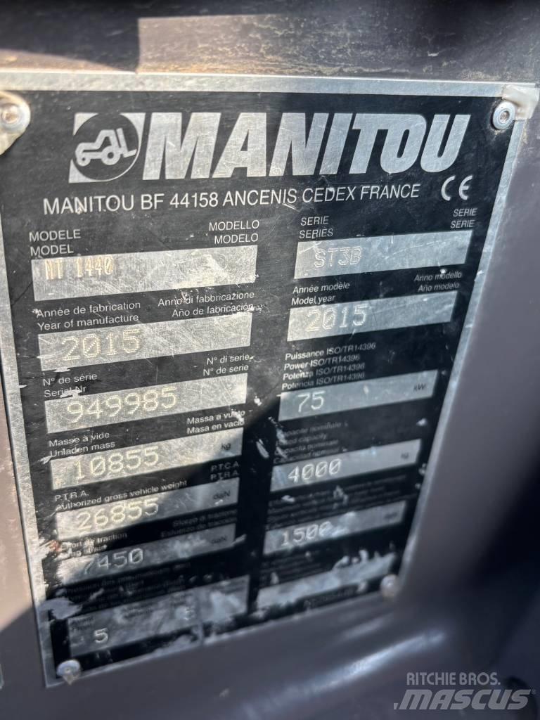 Manitou MT 1440 Teleskopiskie manipulatori