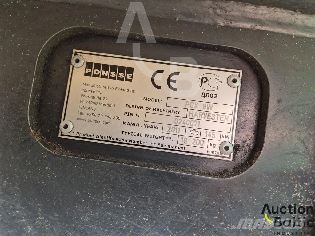 Ponsse Fox 8W Harvesteri