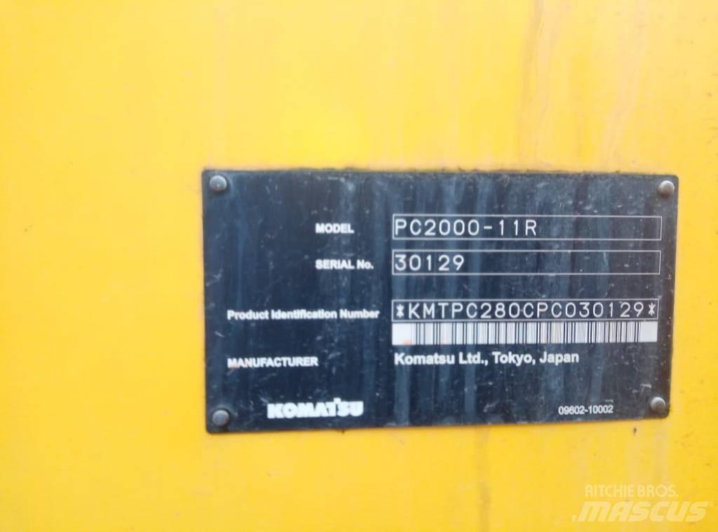 Komatsu PC 2000 Kāpurķēžu ekskavatori