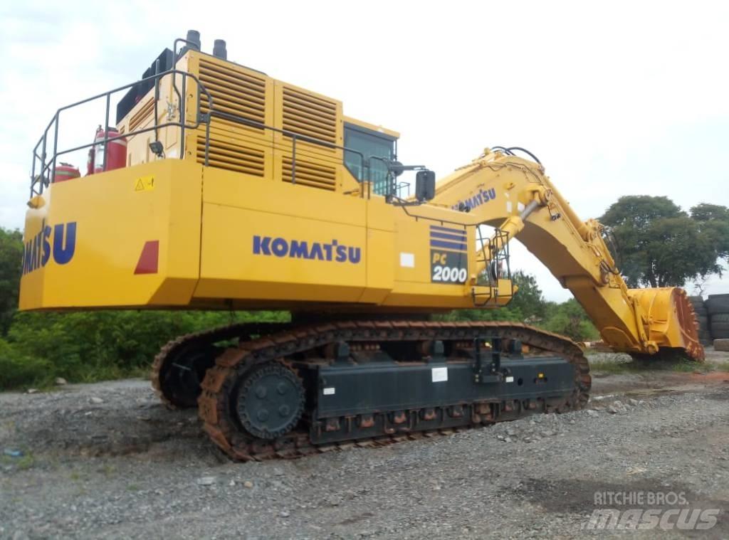 Komatsu PC 2000 Kāpurķēžu ekskavatori