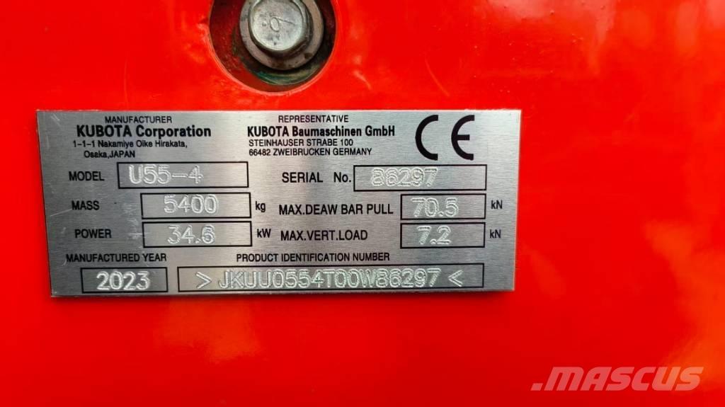 Kubota U 55-4 Mini ekskavatori < 7 t