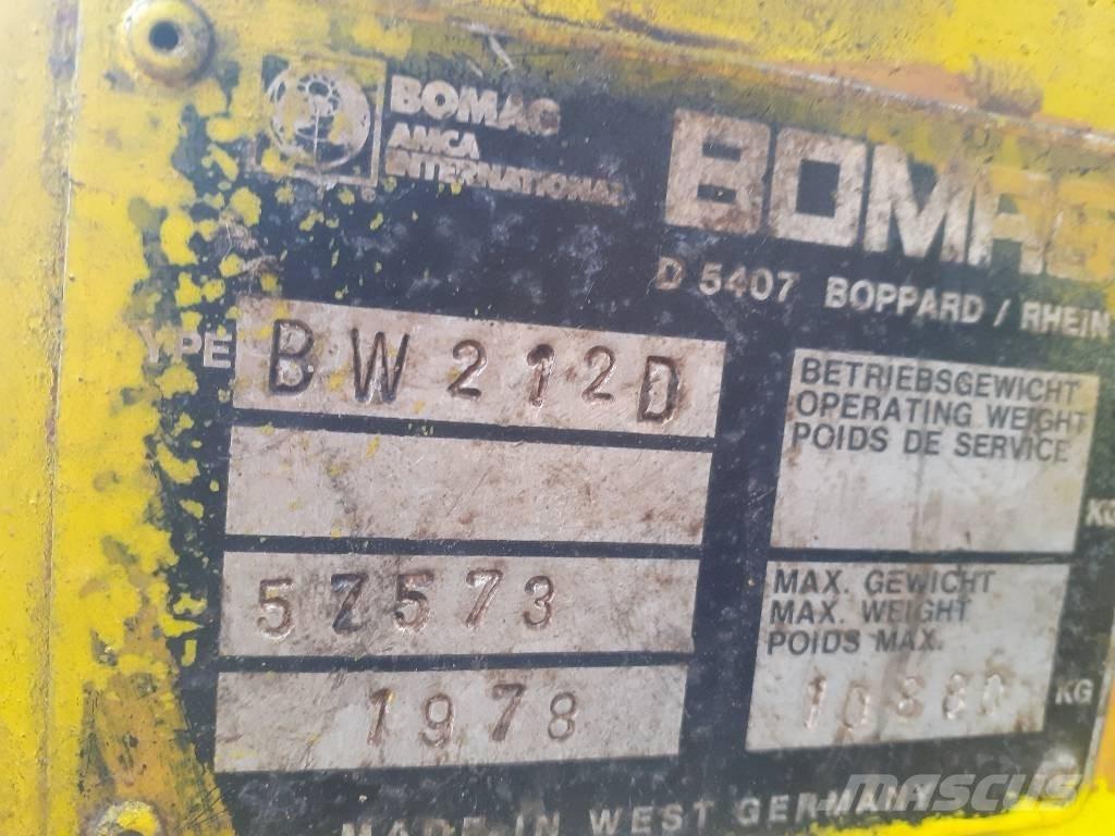 Bomag BW 212 D Augsnes blīvētāji