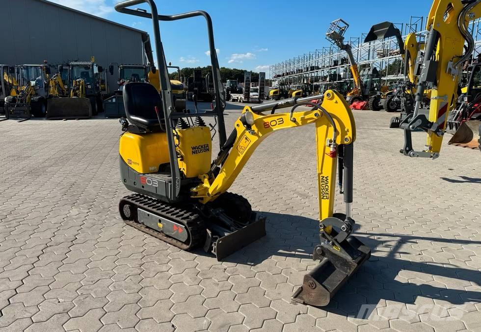 Wacker Neuson 803 Kāpurķēžu ekskavatori