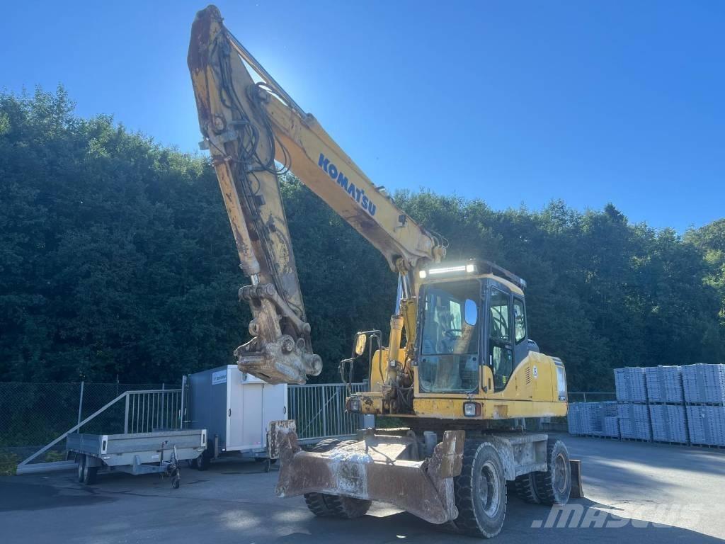 Komatsu PW 200-7 Ekskavatori uz riteņiem
