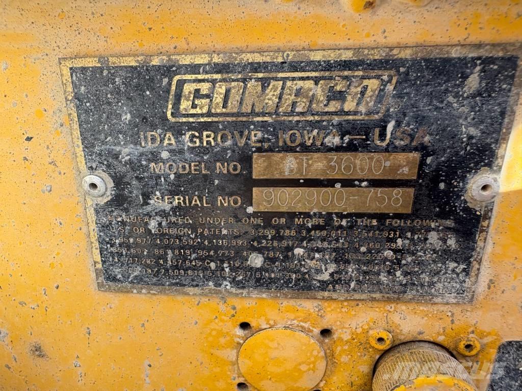 Gomaco GT 3600 Betona klājēji