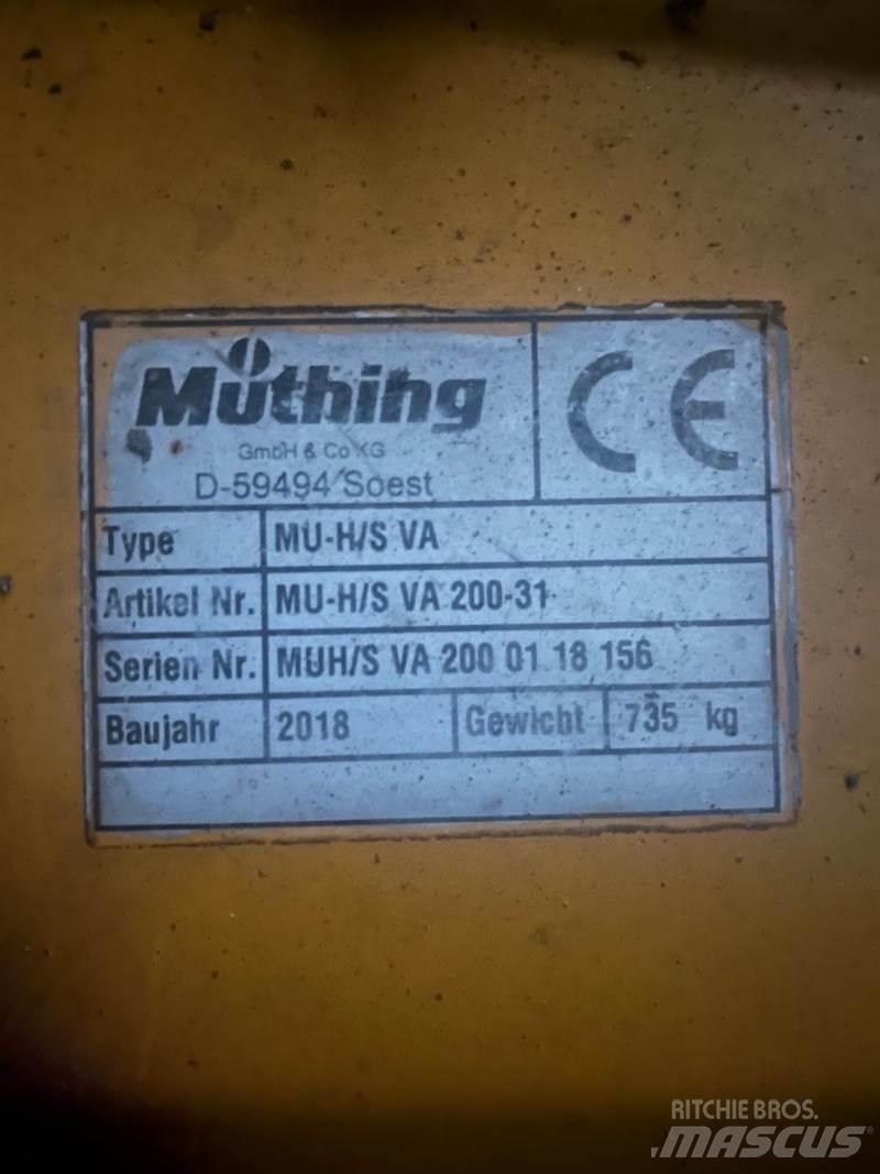 Müthing MU- H/S V A Cits lopbarības novācēju, kombainu aprīkojums