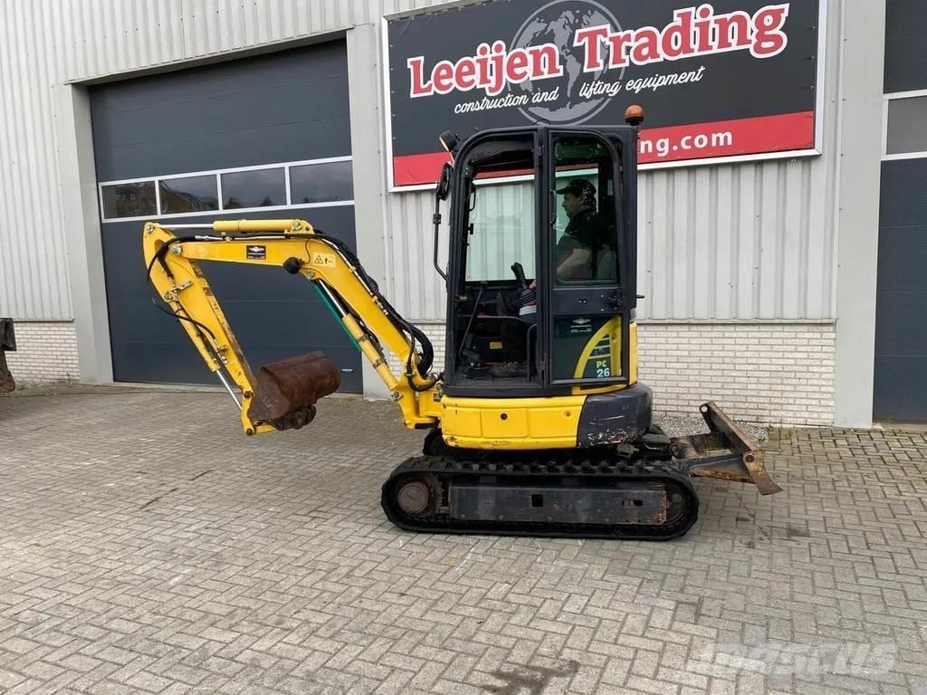Komatsu PC26MR-3 Mini ekskavatori < 7 t