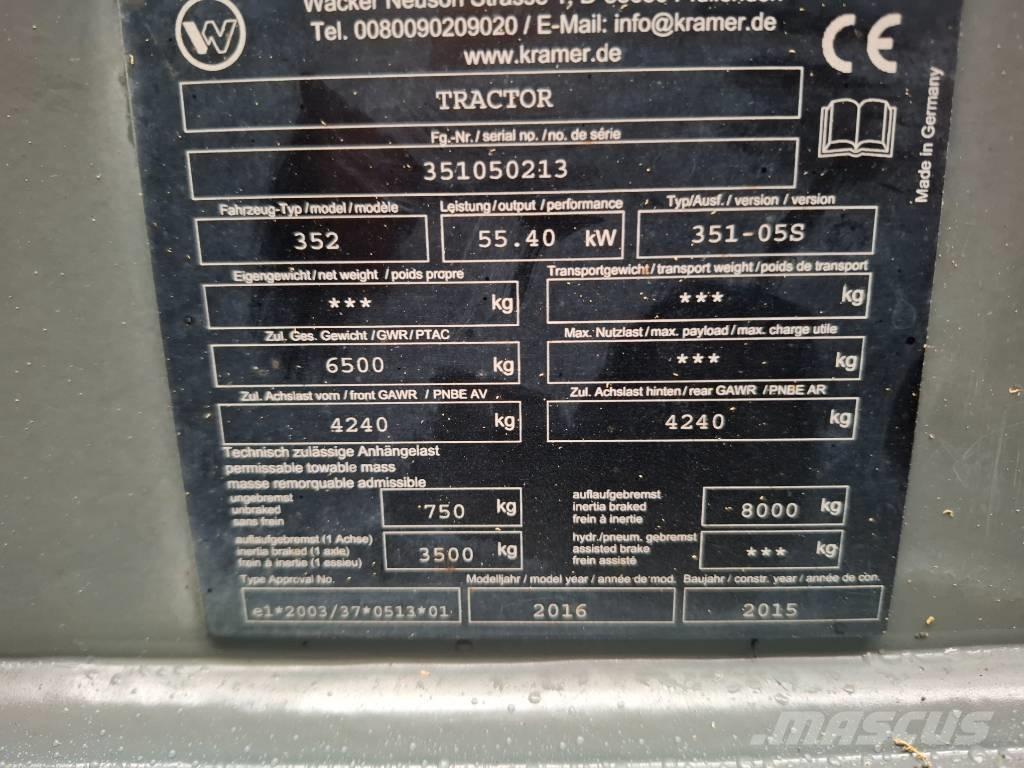 Kramer 8085 Iekrāvēji uz riteņiem