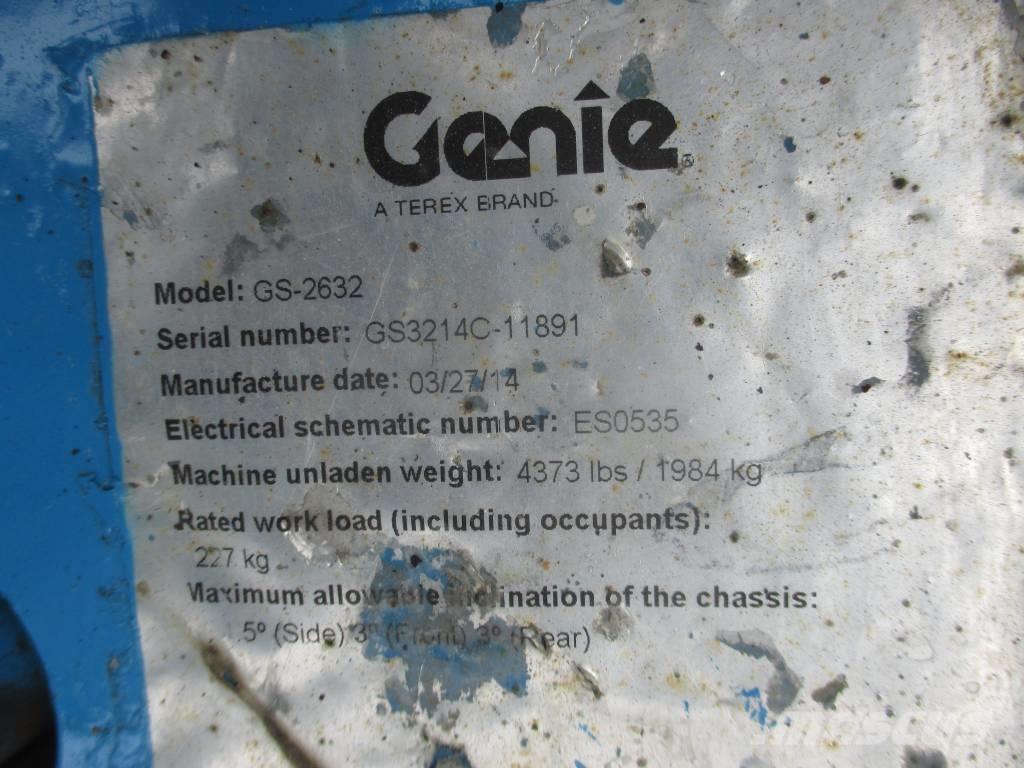 Genie GS 2632 Šķerveida pacēlāji