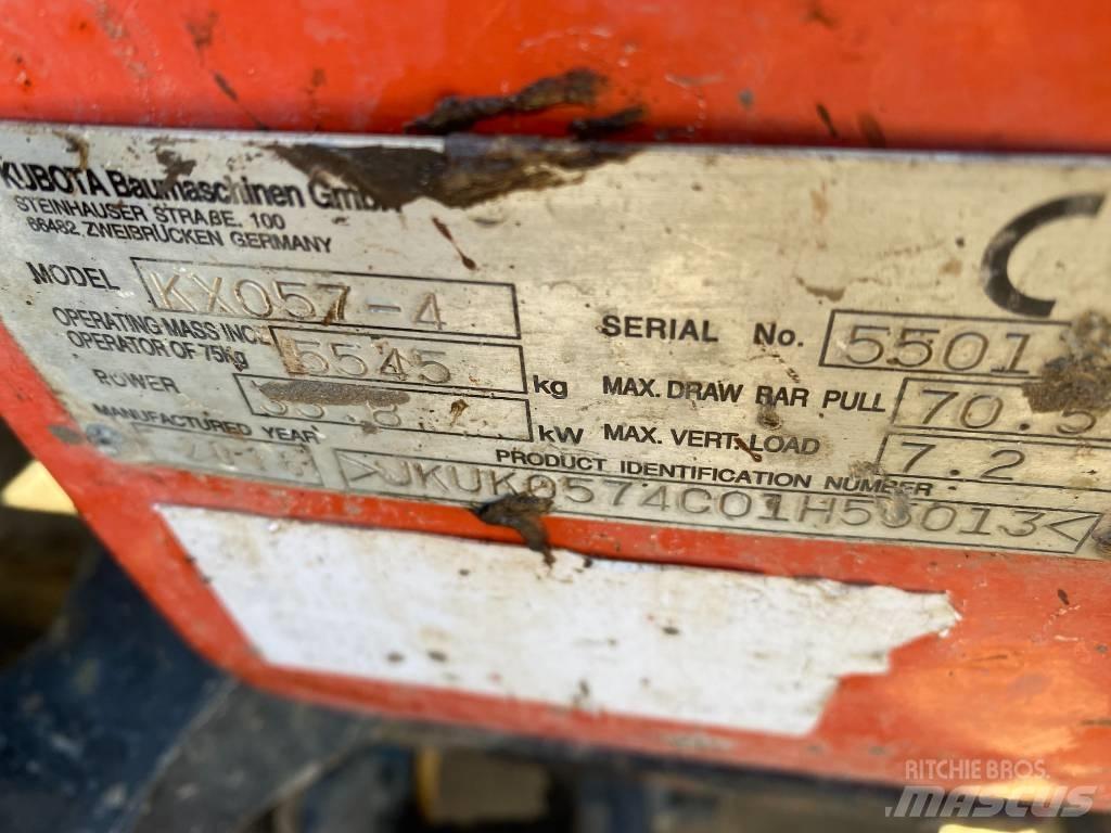 Kubota KX 057-4 Mini ekskavatori < 7 t