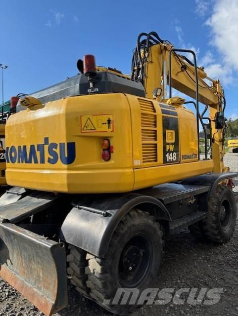 Komatsu PW 148-8 Ekskavatori uz riteņiem