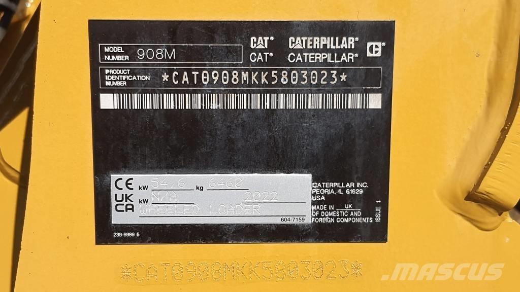 CAT 908M  Cat 908 Iekrāvēji uz riteņiem