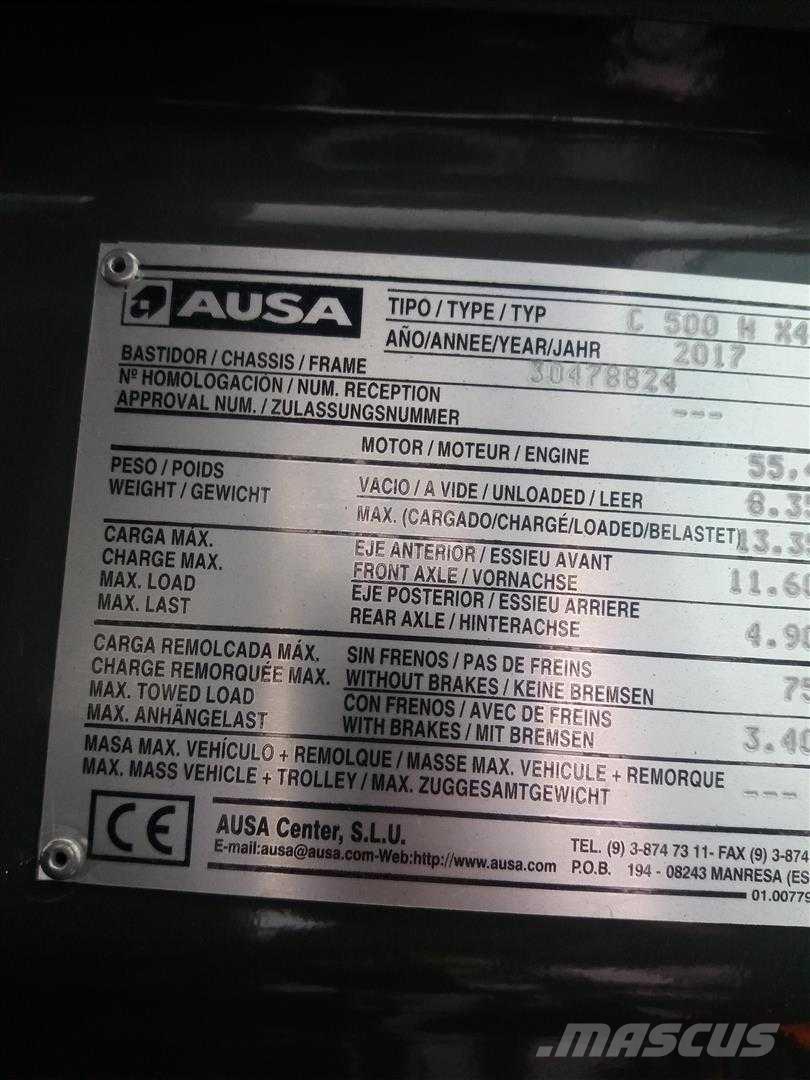 Ausa C500 HX4 Apvidus autokrāvējs