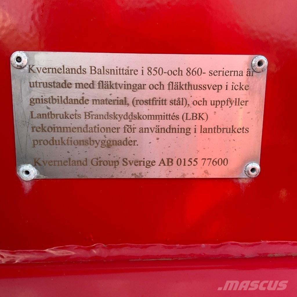 Kverneland 852 Ķīpu smalcinātāji, griezēji un attinēji