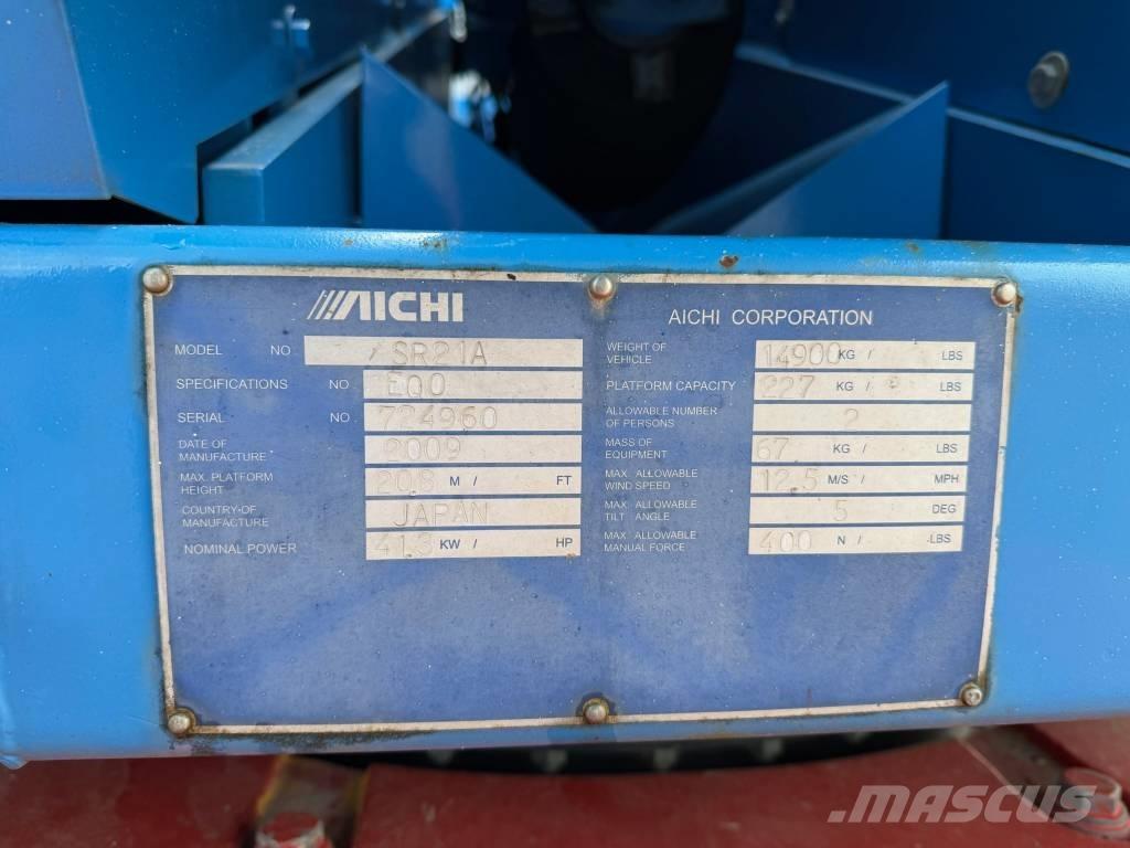 Aichi SR 21 A Teleskopiskie pacēlāji