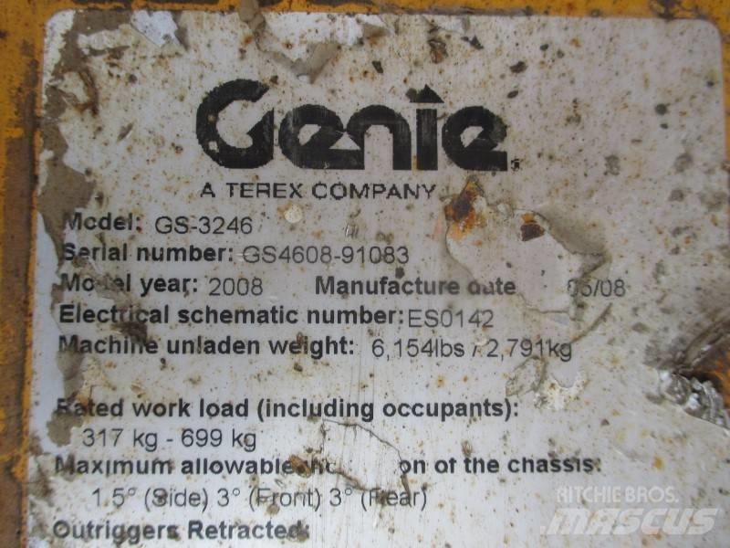 Genie GS 3246 Šķerveida pacēlāji