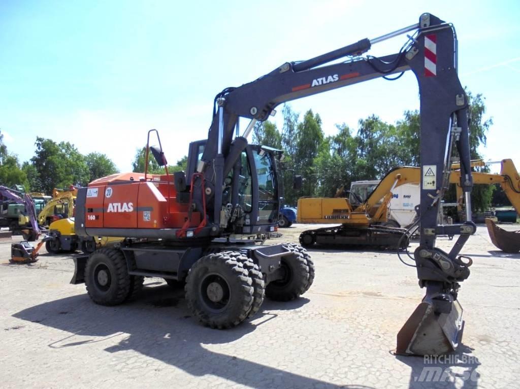 Atlas 160 W Ekskavatori uz riteņiem
