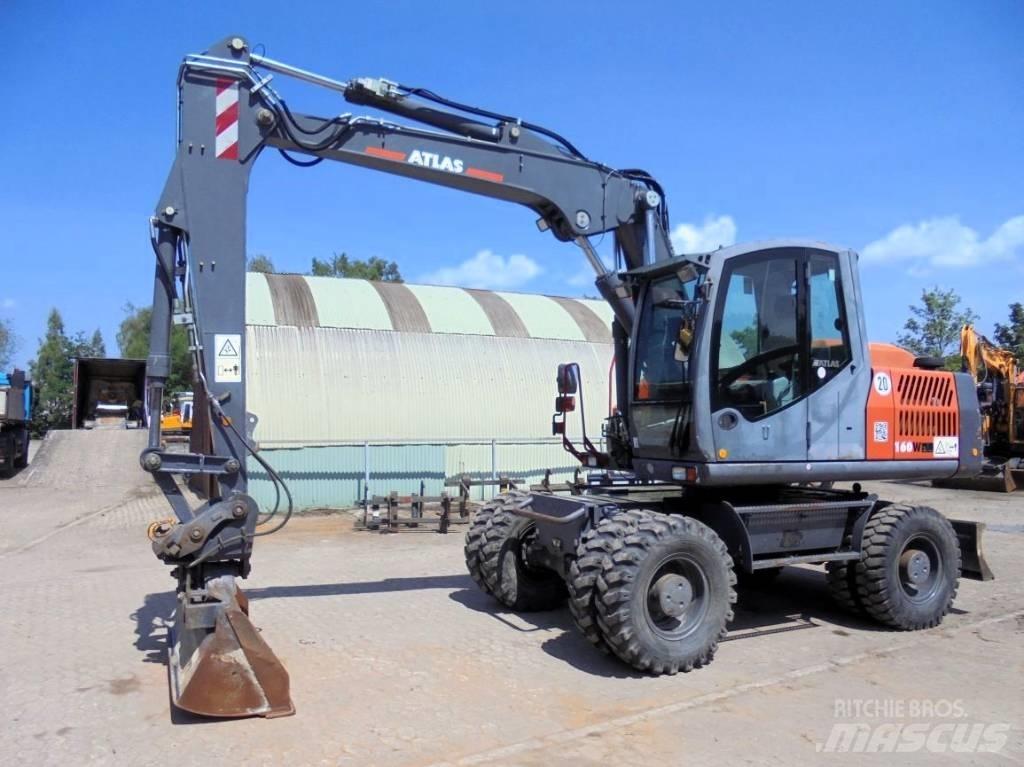 Atlas 160 W Ekskavatori uz riteņiem