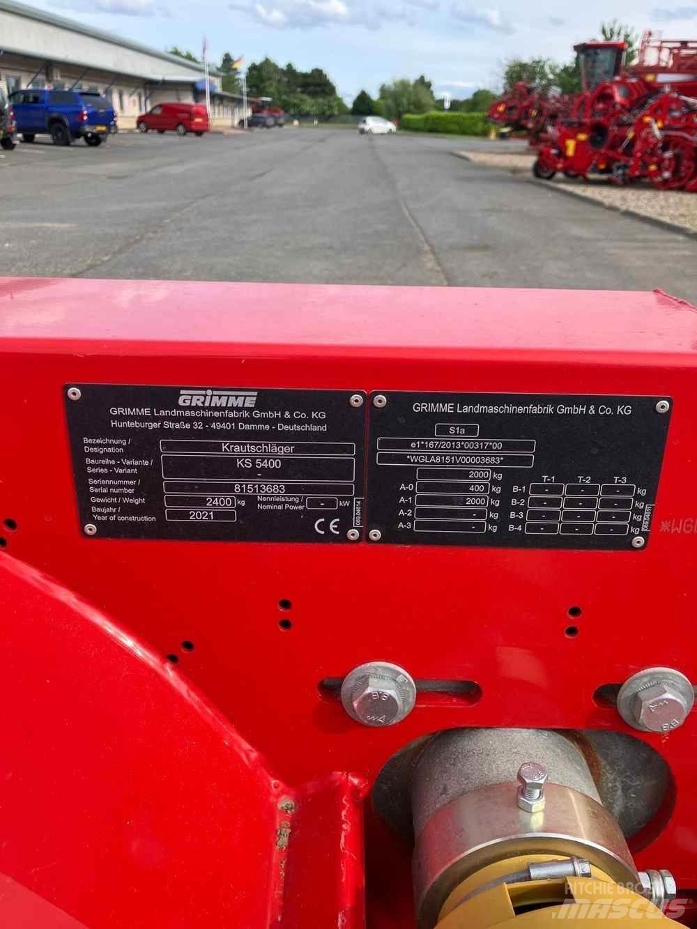 Grimme KS 5400 Kartupeļu tehnika - Citi