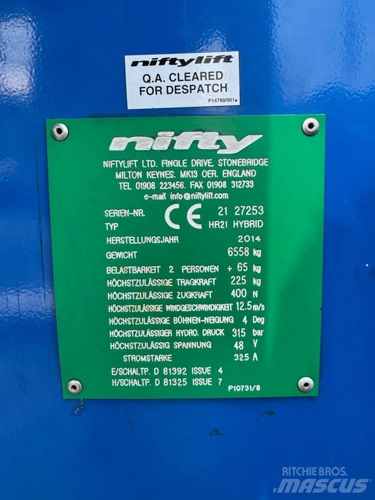 Niftylift HR 21 D E Strēles pacēlāji