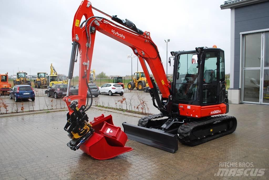 Kubota KX 060 - 6 tons Mini ekskavatori < 7 t