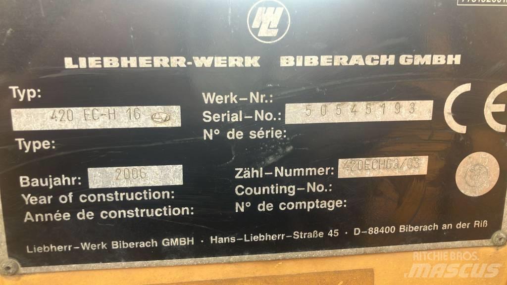 Liebherr 420 EC-H16 Torņa krāni