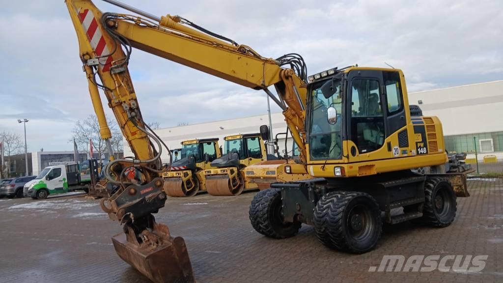 Komatsu PW 148-8 Ekskavatori uz riteņiem