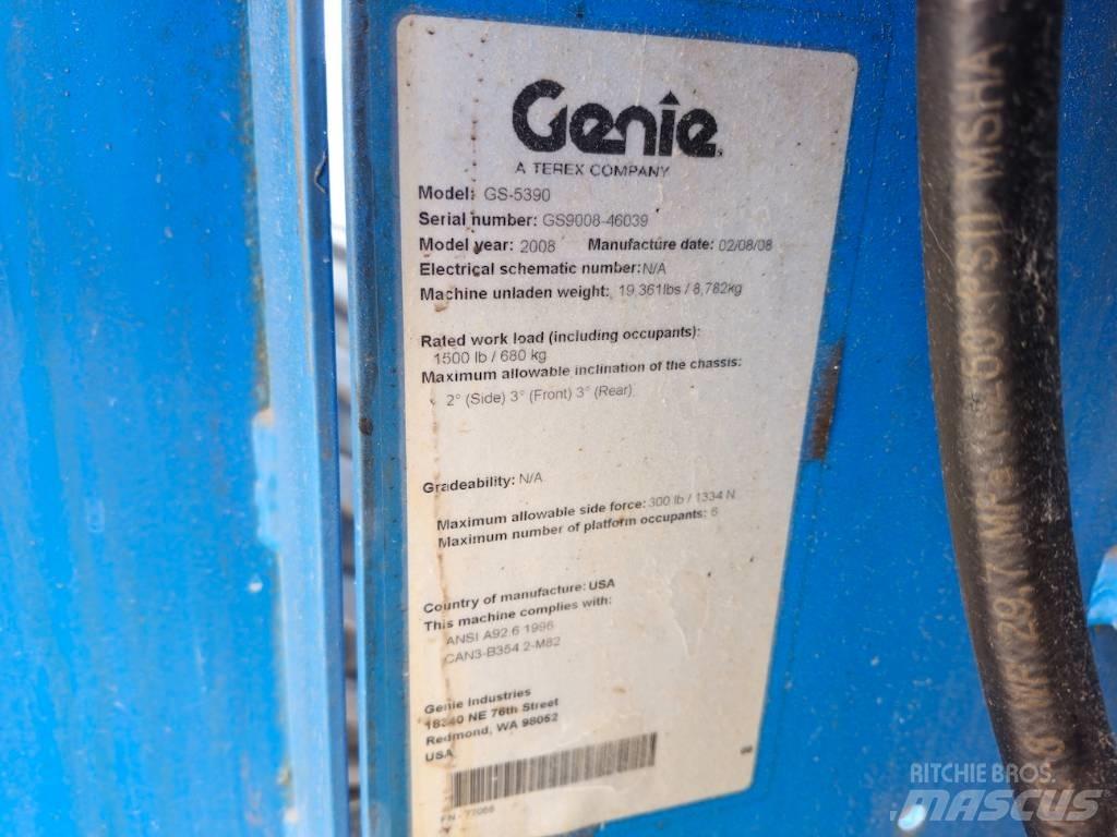 Genie GS-5390 Šķerveida pacēlāji