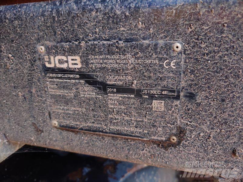 JCB JS130LC Plus+ Kāpurķēžu ekskavatori