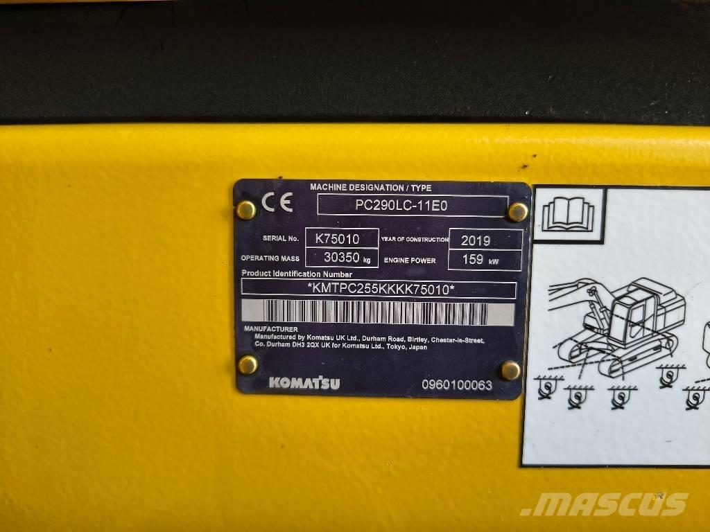 Komatsu PC 290 LC-11 Kāpurķēžu ekskavatori