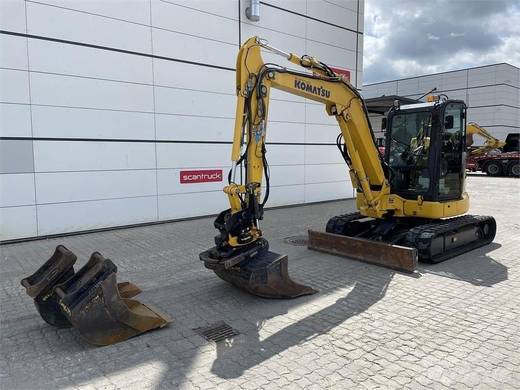 Komatsu PC55MR-5 Ekskavatori uz riteņiem