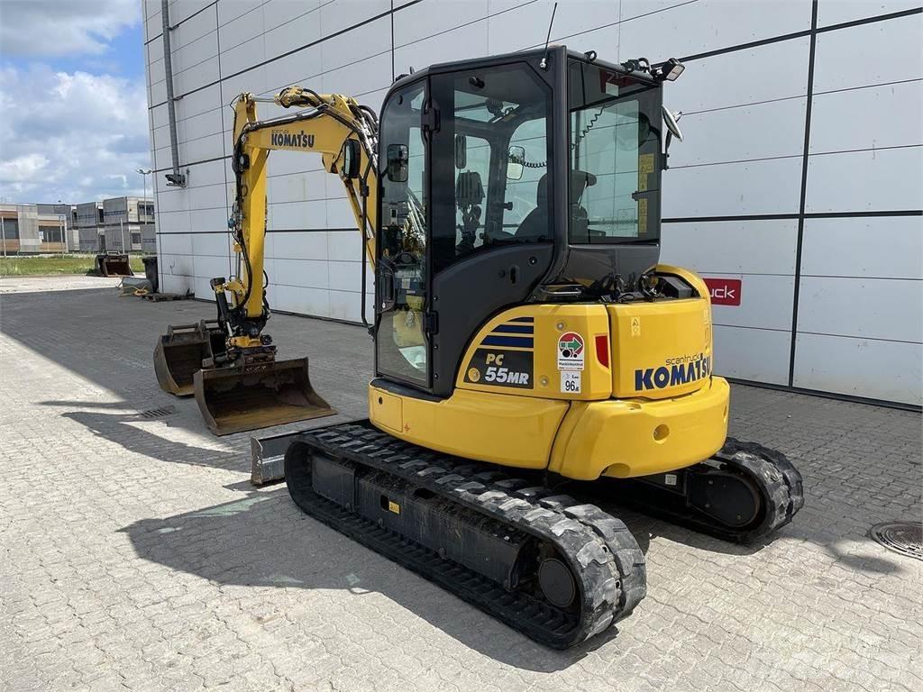 Komatsu PC55MR-5 Ekskavatori uz riteņiem