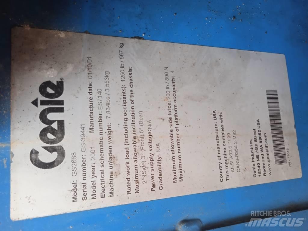 Genie GS 2668 RT Šķerveida pacēlāji