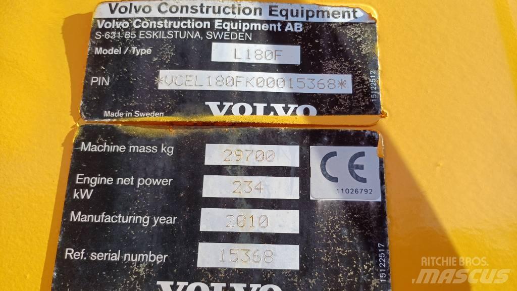 Volvo L 180 F Iekrāvēji uz riteņiem
