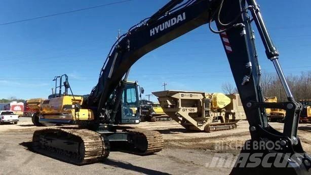 Hyundai 350 Kāpurķēžu ekskavatori