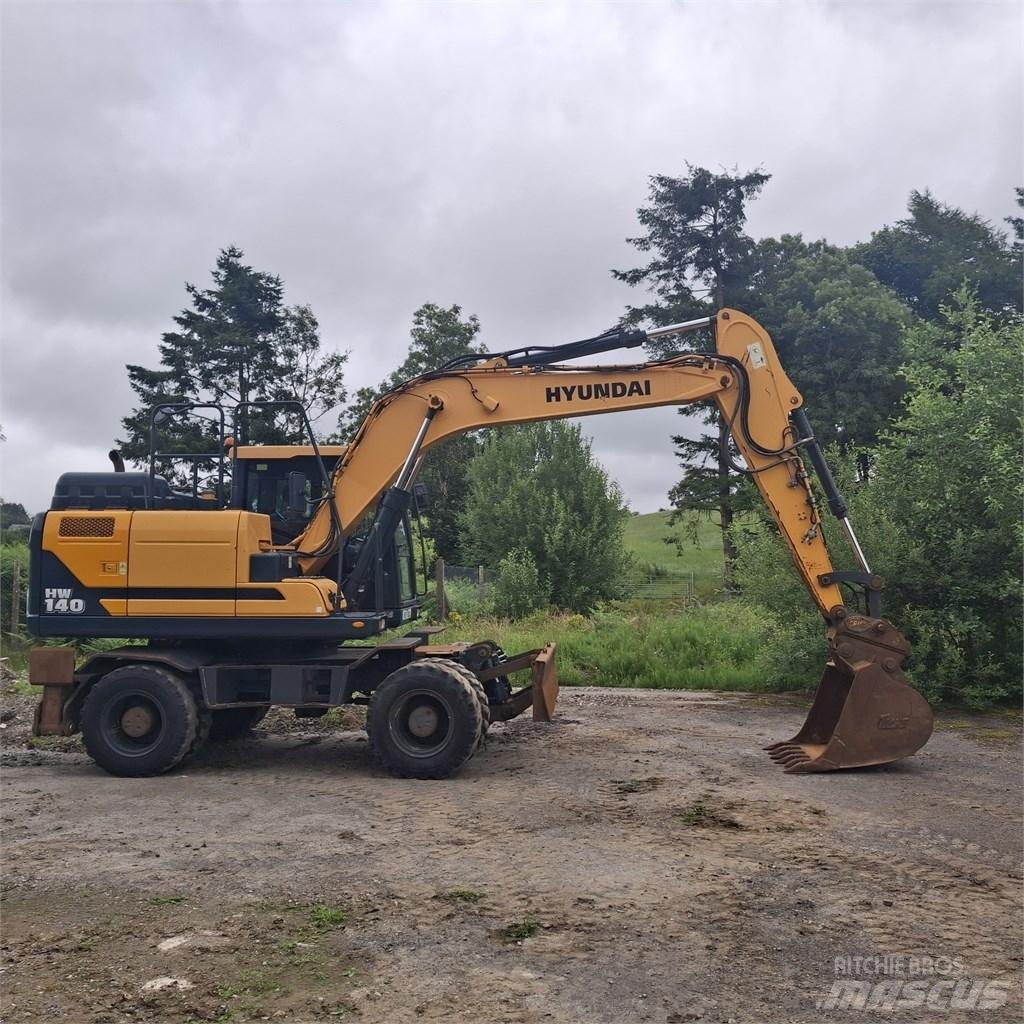 Hyundai HW 140 A Ekskavatori uz riteņiem