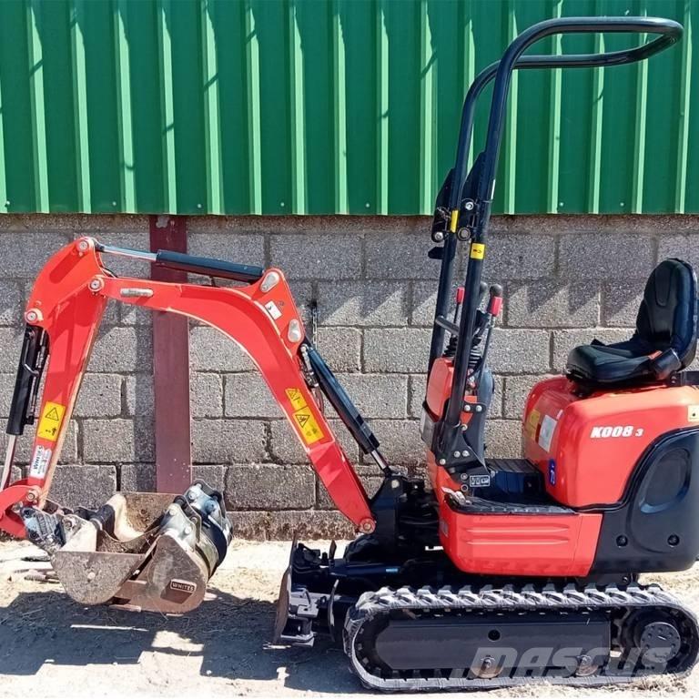 Kubota K 008-3 Mini ekskavatori < 7 t